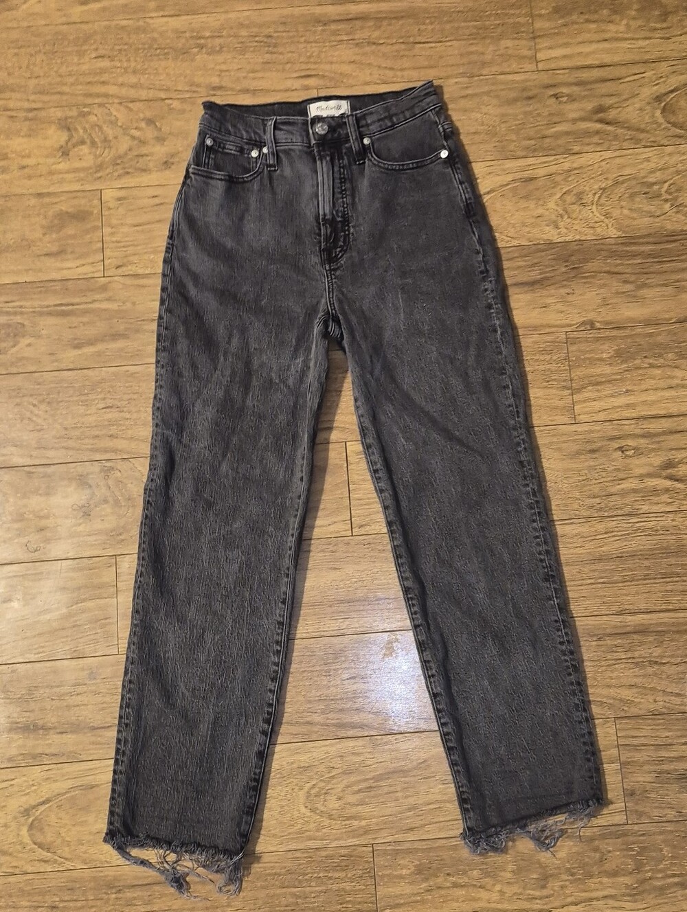 Madewell The Perfect Vintage Straight Jean in Lunar Wash - Size 25 (Style NF113)